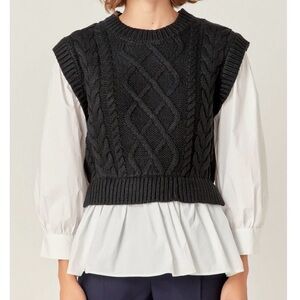 English Factory Cable Sweater